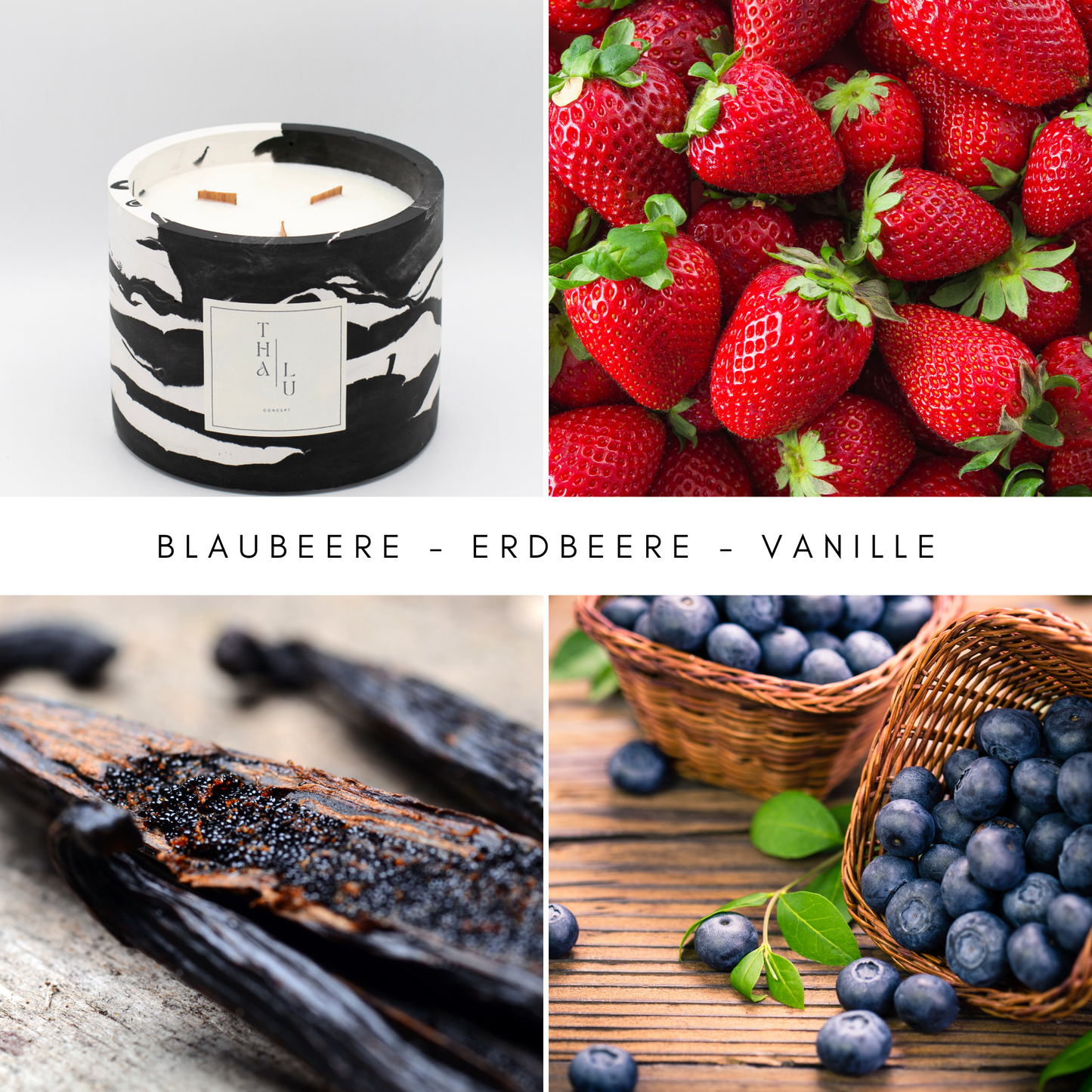 Signature Candle - Black / White