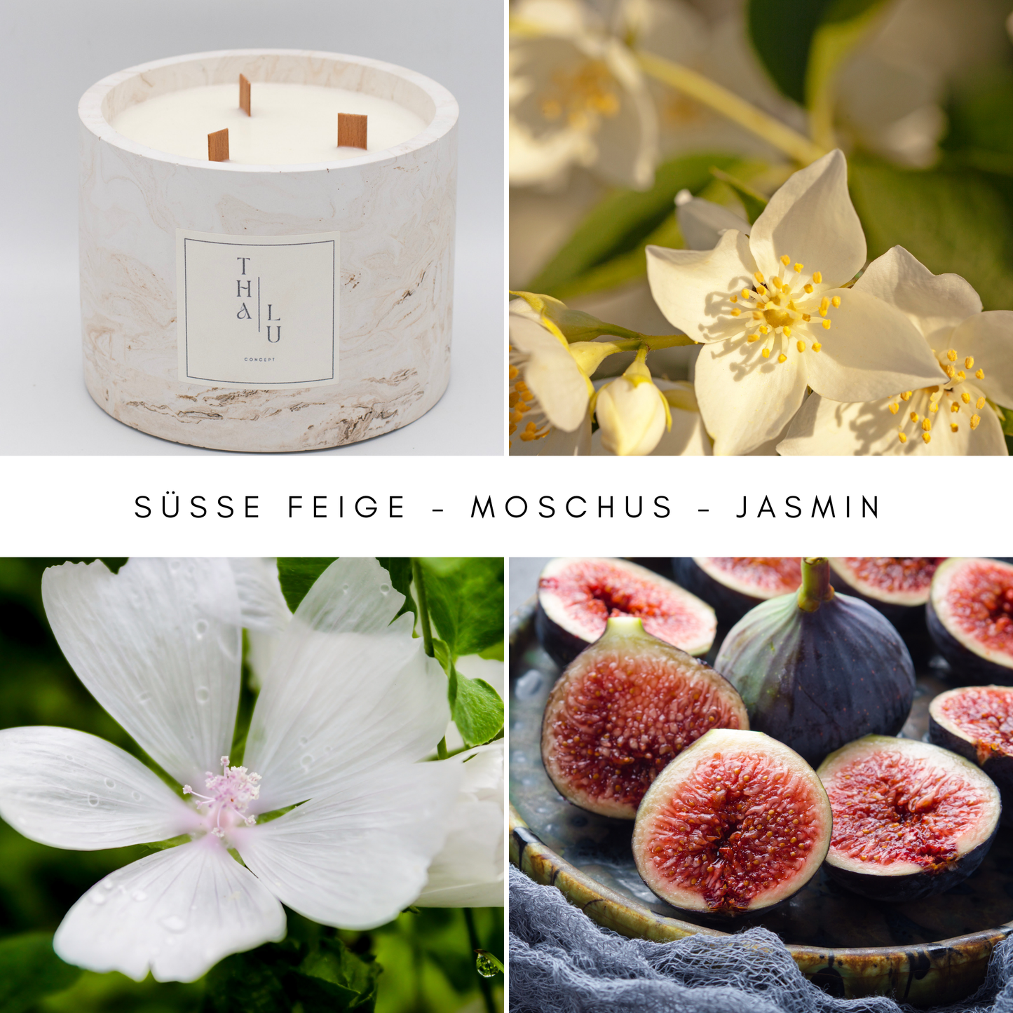 Signature Candle - Marble Beige