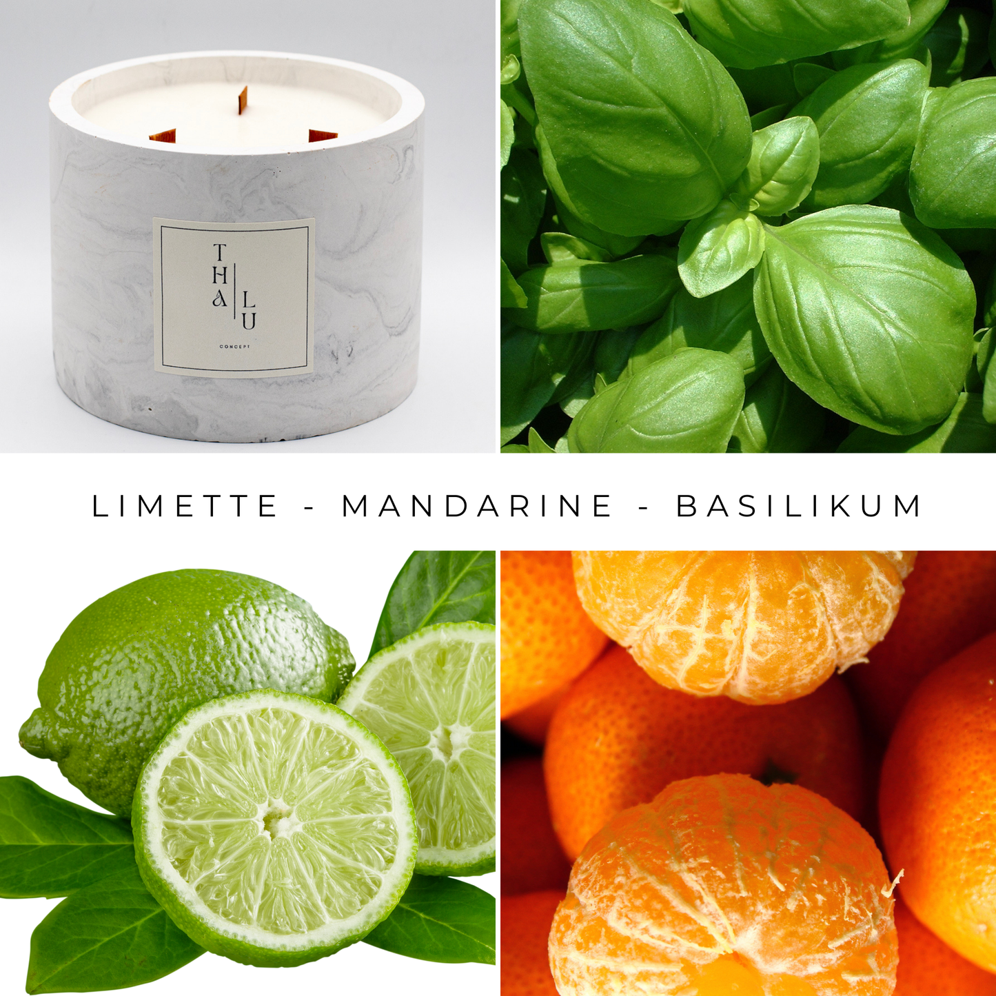 Signature Candle - Marble Grey
