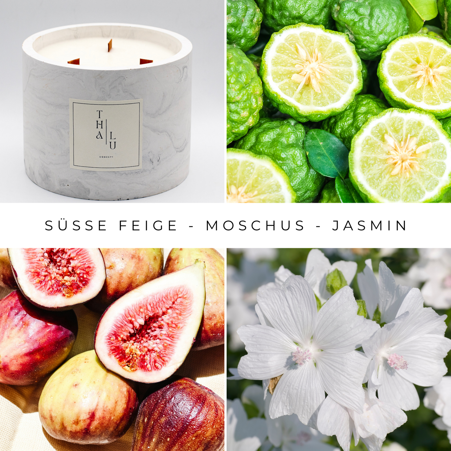 Signature Candle - Marble Grey