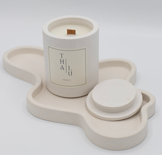 Set Cremewhite - Candle and Wave