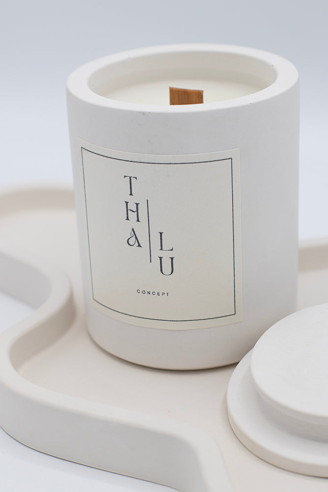 Set Cremewhite - Candle and Wave