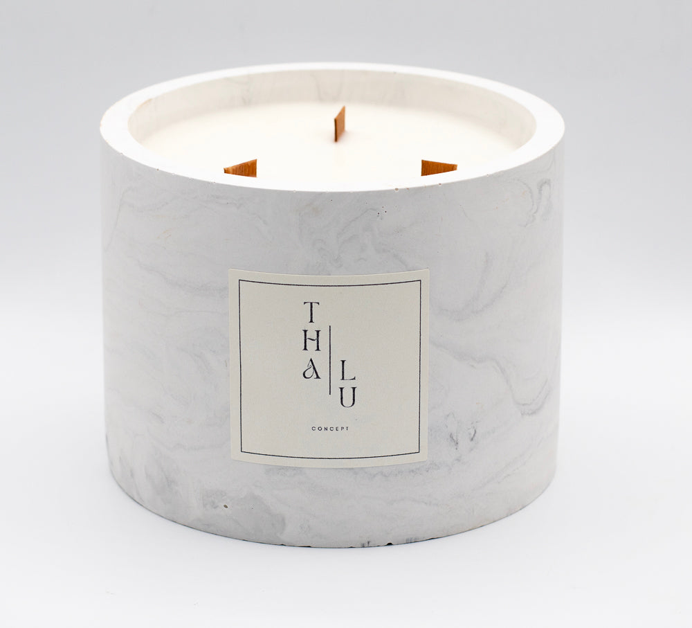 Signature Candle - Marble Grey