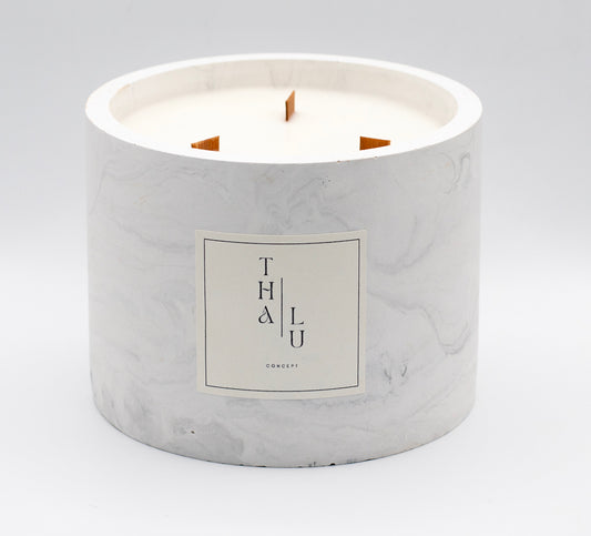 Signature Candle - Marble Grey