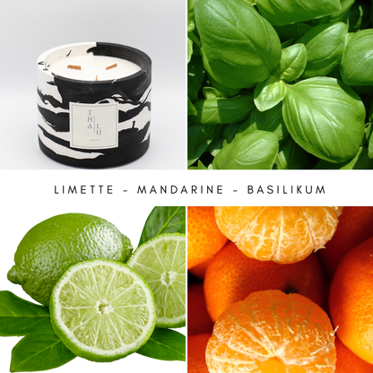 Signature Candle - Black / White