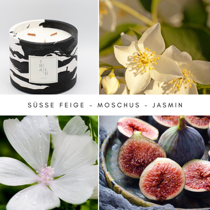 Signature Candle - Black / White