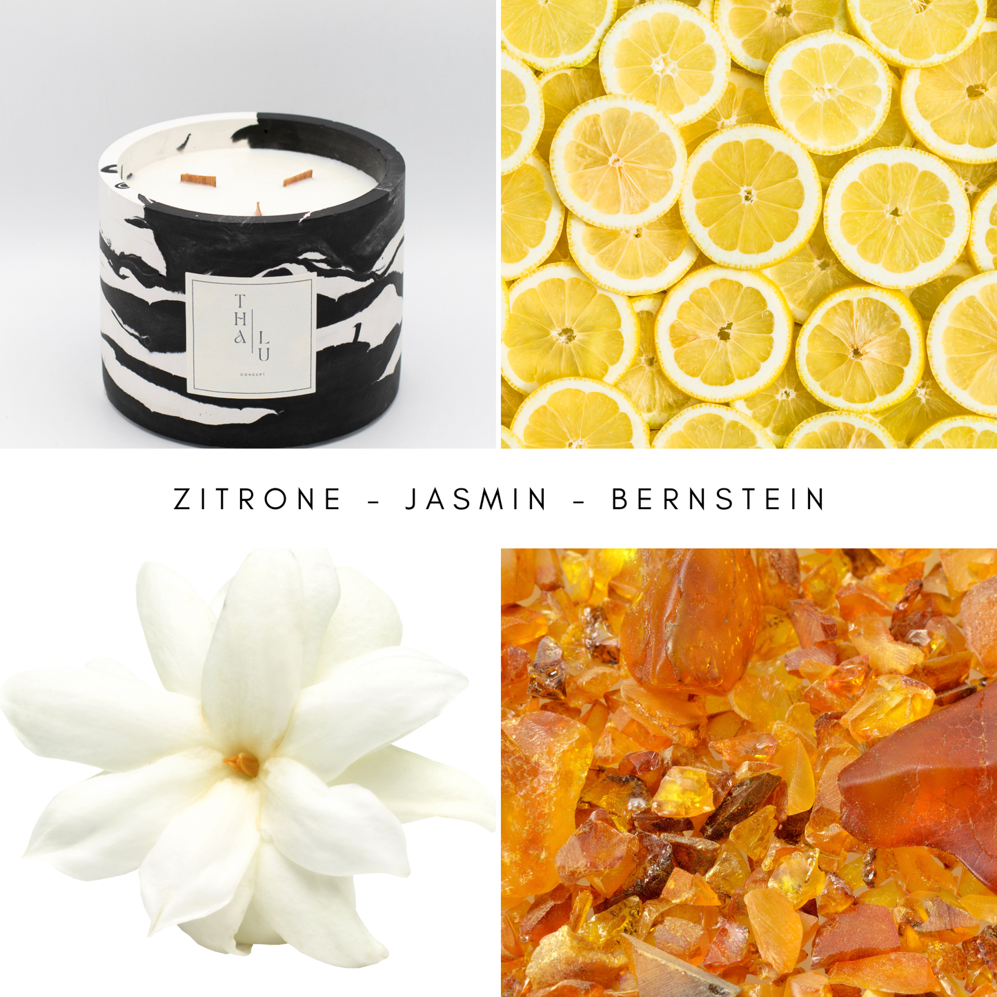 Signature Candle - Black / White